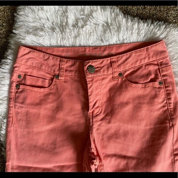 Liverpool Julia Short Capri Pink Lady Jeans Size 2 - Picture 5 of 9